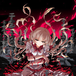 This is a pixiv picture whose title is 身うちを朱に染めなして.