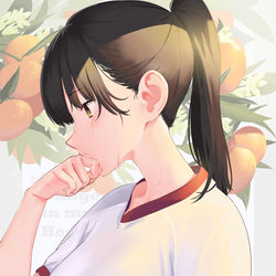 This is a pixiv picture whose title is 柑橘の花.
