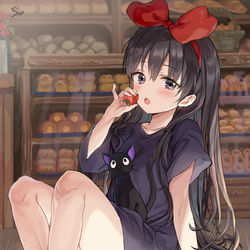 This is a pixiv picture whose title is 魔女の宅急便.