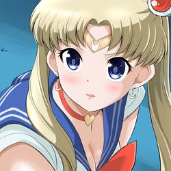 This is a pixiv picture whose title is セーラームーンを自分の絵柄で.