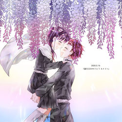 This is a pixiv picture whose title is 【炭カナ】鬼滅ログ.