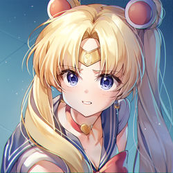 This is a pixiv picture whose title is 🌙.