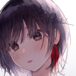 This is a pixiv picture whose title is 🎀.