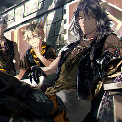 This is a pixiv picture whose title is サバナクロー.