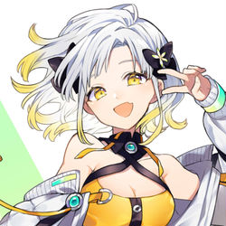 This is a pixiv picture whose title is 柚子花1st Anniversary.