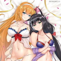 This is a pixiv picture whose title is ペコリーヌ&キャル.