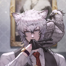 This is a pixiv picture whose title is シルバーアッシュ.