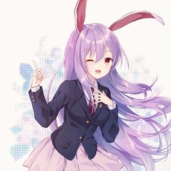 This is a pixiv picture whose title is うどんげ.