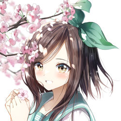 This is a pixiv picture whose title is 桜.