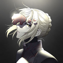 This is a pixiv picture whose title is オルタ様3枚.