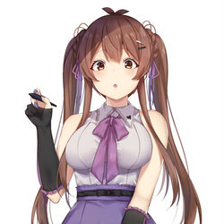 This is a pixiv picture whose title is 絵描きちゃん.