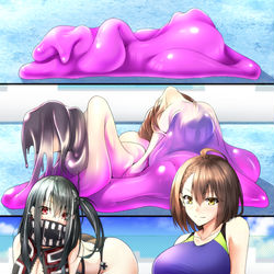 This is a pixiv picture whose title is skeb4.