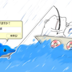 This is a pixiv picture whose title is 釣り.