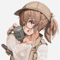 This is a pixiv picture whose title is METAL SLUG・ FIO.