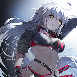 This is a pixiv picture whose title is 水着ジャンヌオルタ.