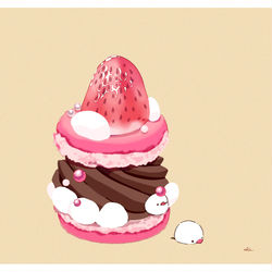 This is a pixiv picture whose title is トゥンカロン.
