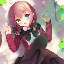 This is a pixiv picture whose title is オッドアイ娘.