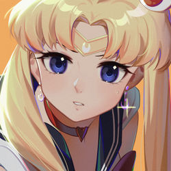 This is a pixiv picture whose title is 🌙.