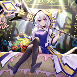 This is a pixiv picture whose title is 舞台.