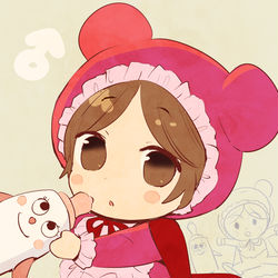 This is a pixiv picture whose title is あかちゃんまん.