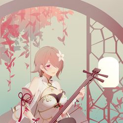 This is a pixiv picture whose title is 与丞相大人的幕间回忆.