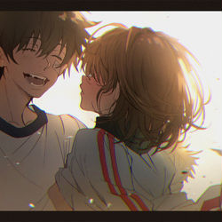 This is a pixiv picture whose title is And I'll help too, of course..