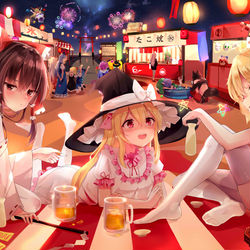 This is a pixiv picture whose title is Knockin on Heaven Door【Gensokyo】.
