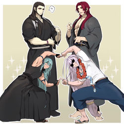 This is a pixiv picture whose title is なまにく刀+源覚刀まとめ.