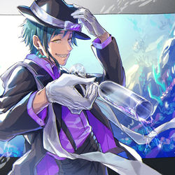 This is a pixiv picture whose title is フロイド.