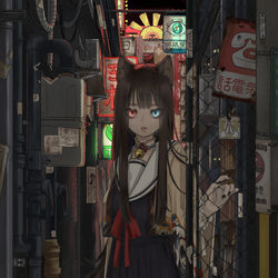 This is a pixiv picture whose title is この先は行かない方が良いよ.
