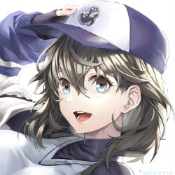 This is a pixiv picture whose title is 幸運を運ぶ勤勉な配達人.
