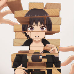 This is a pixiv picture whose title is 質量保存の法則.
