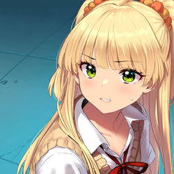 This is a pixiv picture whose title is 金髪JC.