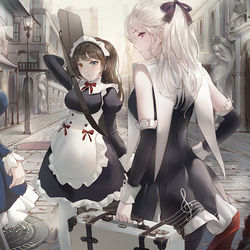 This is a pixiv picture whose title is メイドマスター メインイラスト.
