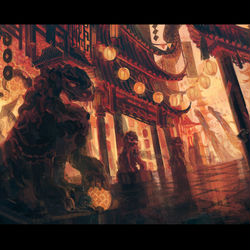 This is a pixiv picture whose title is ·短夜·.