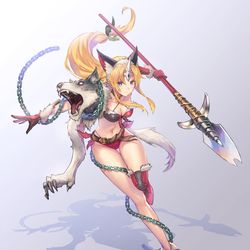 This is a pixiv picture whose title is フェンリルナイト.