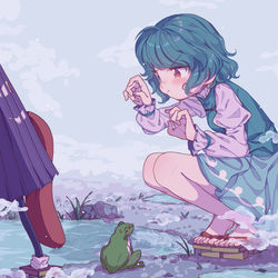 This is a pixiv picture whose title is 練習小傘.