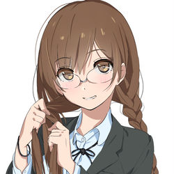 This is a pixiv picture whose title is めがねさん.