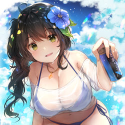 This is a pixiv picture whose title is 💙.