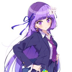 This is a pixiv picture whose title is 氷上スミレ（ギャルVer.）.