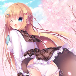 This is a pixiv picture whose title is 春一番🌸.