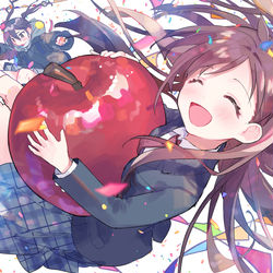 This is a pixiv picture whose title is めいでたいんご!.