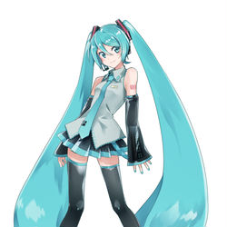 This is a pixiv picture whose title is #hatsunemikuredraw.