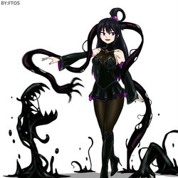 This is a pixiv picture whose title is 邪神阿库娅.