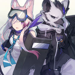 This is a pixiv picture whose title is うちのメイン重装二人.