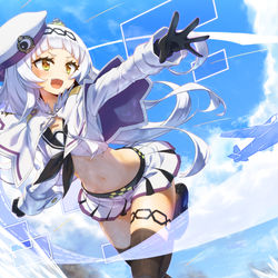 This is a pixiv picture whose title is 紫咲シオン【アズレンコラボ】.