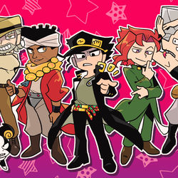 This is a pixiv picture whose title is ジョ.
