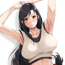 This is a pixiv picture whose title is ティファさん.