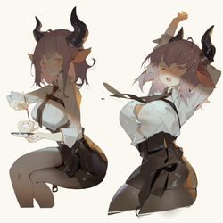 This is a pixiv picture whose title is 炼铁.