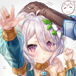 This is a pixiv picture whose title is な、なでなでするのはわたくしの役目です…！.